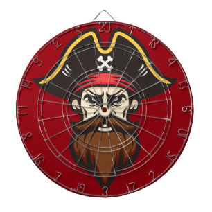 Pirate Mascot Dartboard