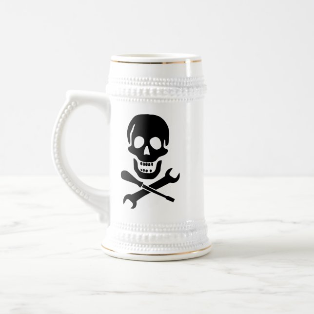 Pirate Mechanic Beer Stein (Left)