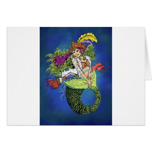 Pirate Mermaid Cards (Front Horizontal)