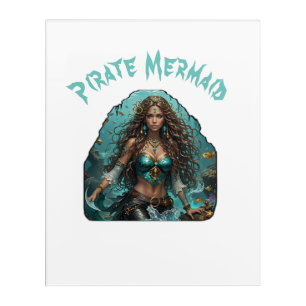 Pirate Mermaid Lady Thunder_Cove Acrylic Print