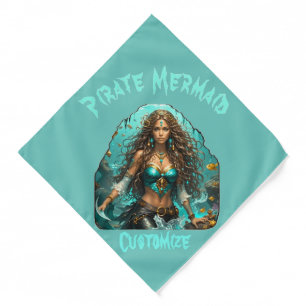 Pirate Mermaid Lady Thunder_Cove Bandana