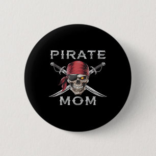 Pirate Mom Button