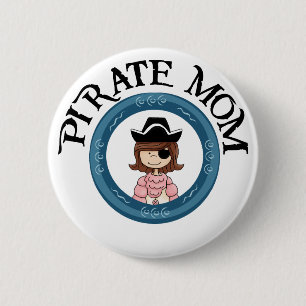 Pirate Mom Button