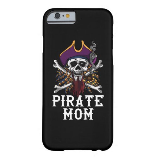 Pirate Mom Skull Gasparilla Crossbones Mothers Barely There iPhone 6 Case