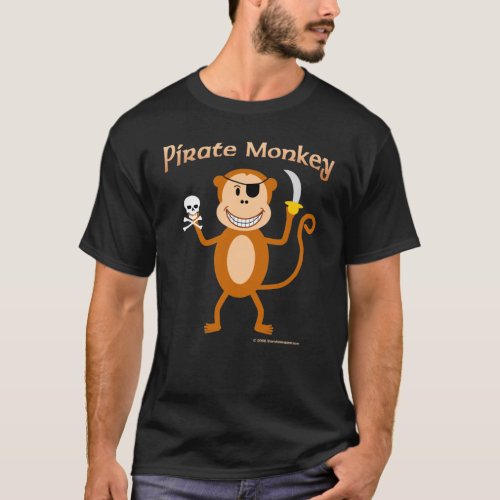 Pirate Monkey t_shirt