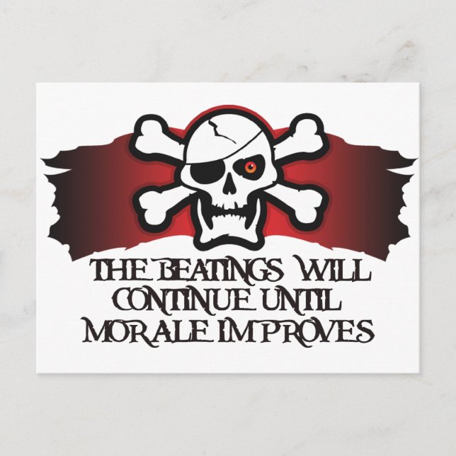 Pirate Morale Postcard (Front)