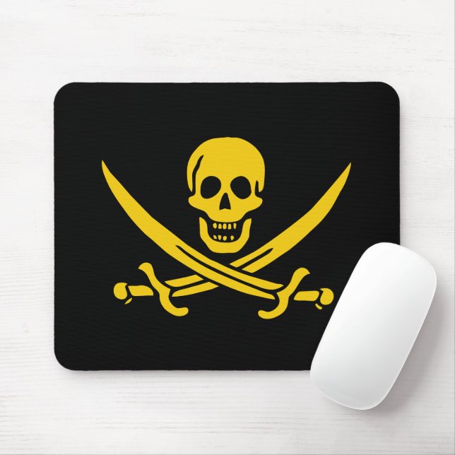 Pirate Mouse Pad (With Mouse)