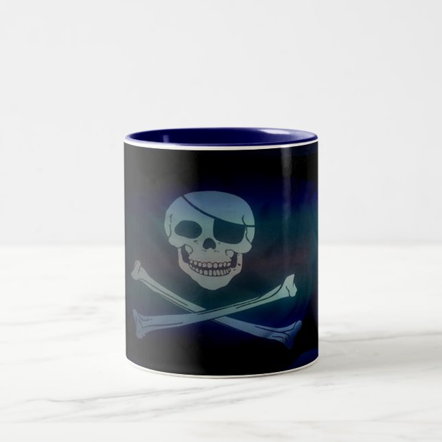 Pirate -Mug- Two-Tone Coffee Mug (Center)