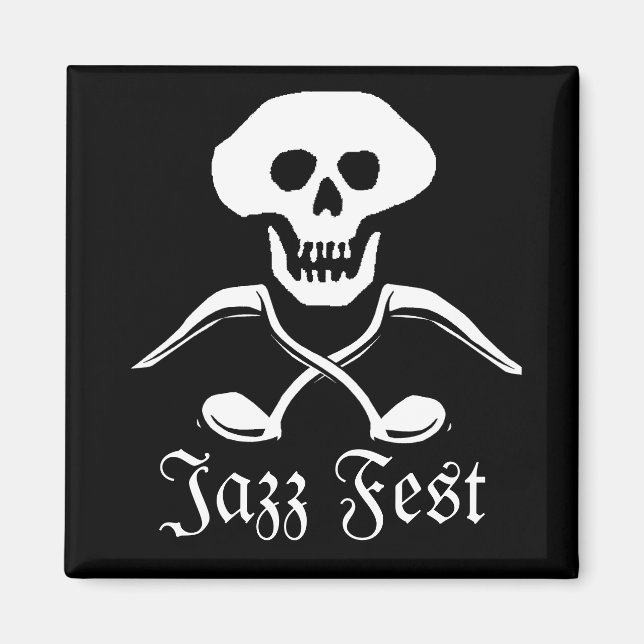 Pirate Music, Jazz Fest Magnet (Front)