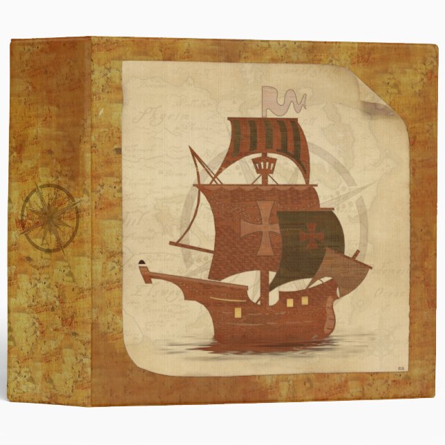 Pirate Mystery Ship Binder (Front/Spine)