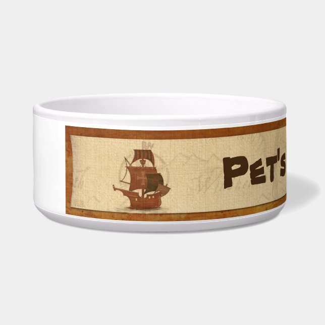 Pirate Mystery Ship Bowl (Left)