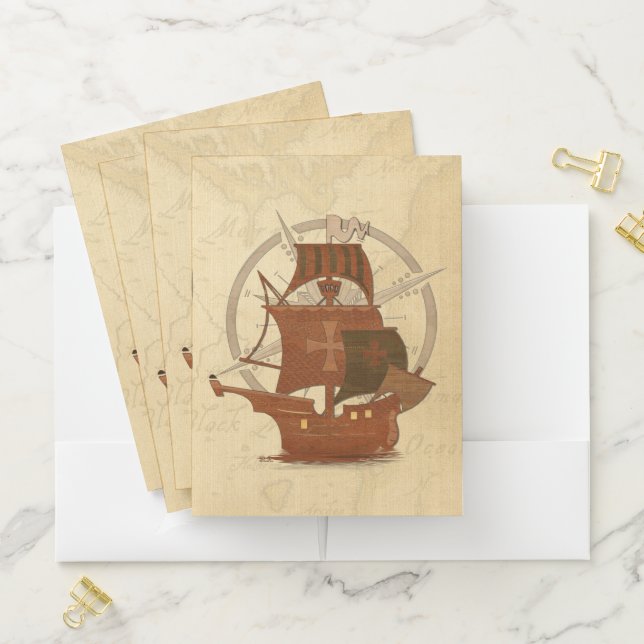 Pirate Mystery Ship Pocket Folder (In Situ)