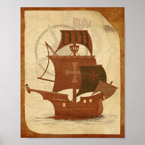 Pirate Mystery Ship Poster