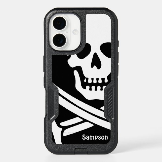 Pirate Name Template Otterbox iPhone Case (Back)