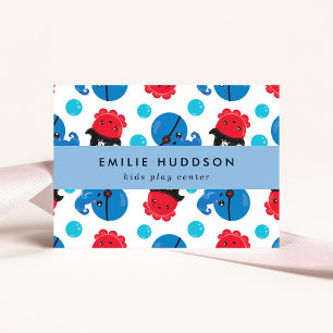 Pirate Octopus, Kids Play Center, Activity Center Business Card