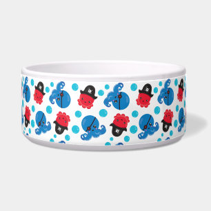 Pirate Octopus, Octopus Pattern, Sea Animals Bowl