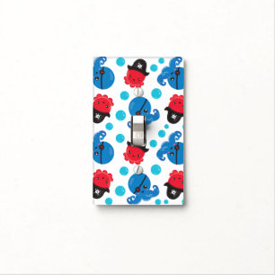 Pirate Octopus, Octopus Pattern, Sea Animals Light Switch Cover
