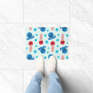 Pirate Octopus, Pirate Jellyfish, Sea Animals Doormat