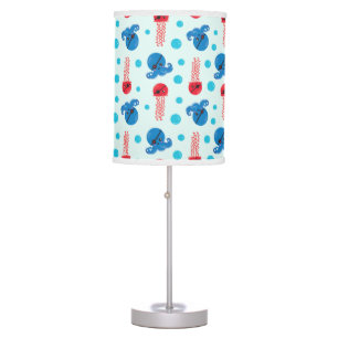 Pirate Octopus, Pirate Jellyfish, Sea Animals Table Lamp