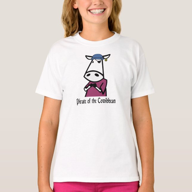 Pirate of the Cowibbean T-Shirt (Front)