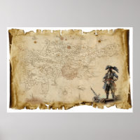 Pirate old map