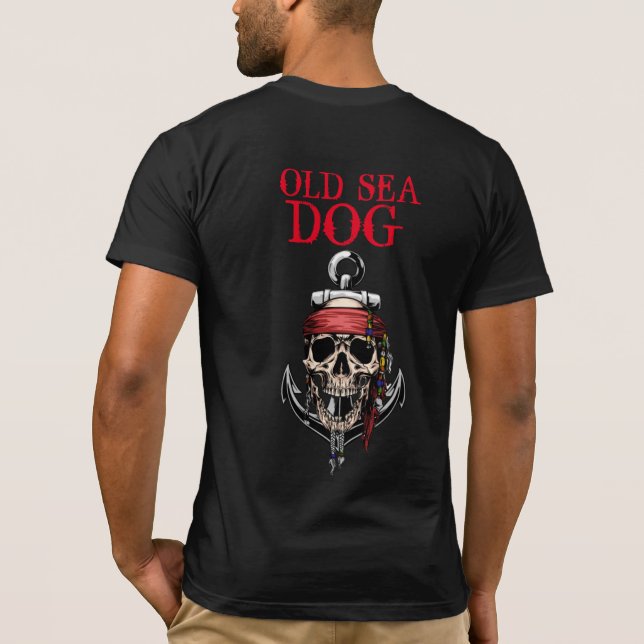 Pirate OLD SEA DOG T-Shirt (Back)