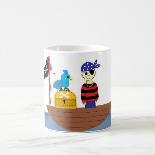 Pirate Out To Sea Coffee Mug