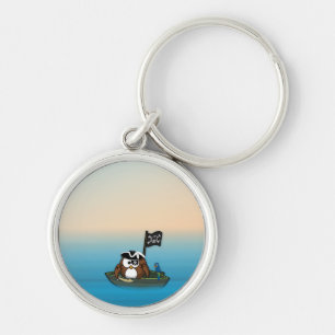 pirate owl - fashion accessories keychain