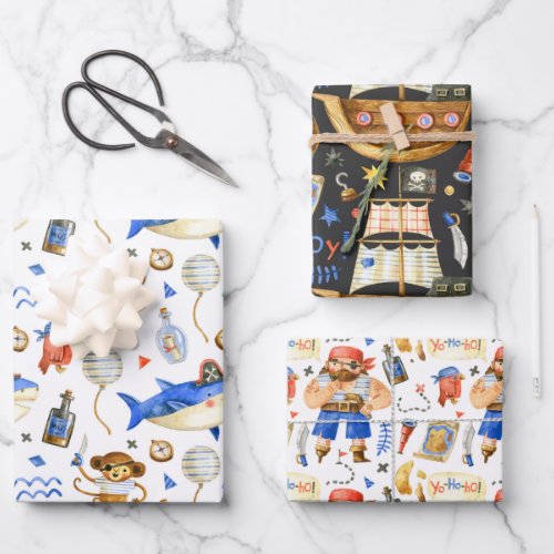 Pirate Pack Three Wrapping Paper