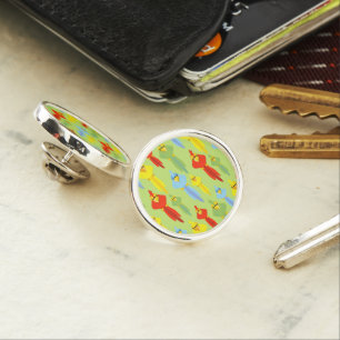 Pirate Parrot Bird Lovers Tropical Summer Animals Lapel Pin