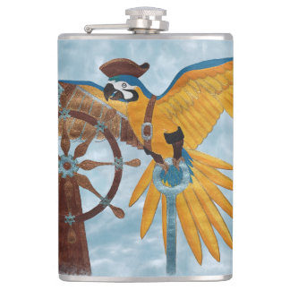 Pirate Parrot Flask