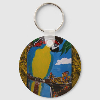 Pirate Parrot Keychain