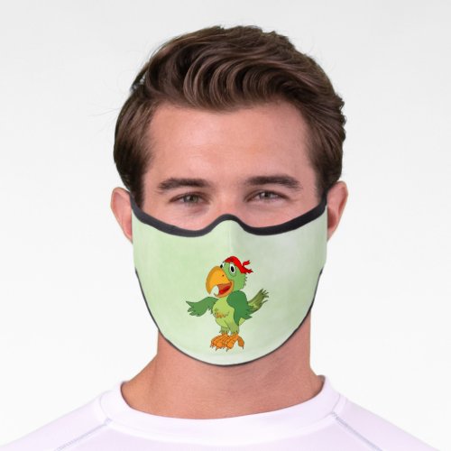 Pirate Parrot Premium Face Mask