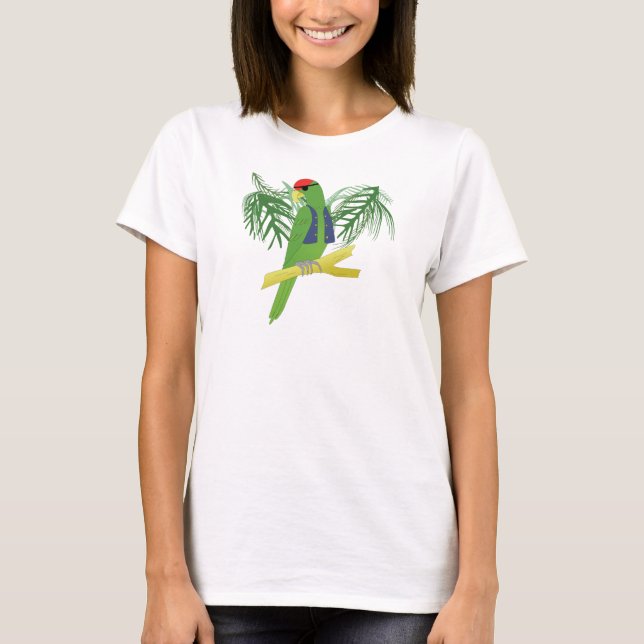 Pirate Parrot with Eye Patch T-Shirt (Front)