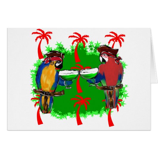 PIRATE PARROTS CARDS (Front Horizontal)