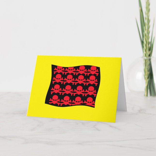 PIRATE PARROTS HOLIDAY CARD (Front)