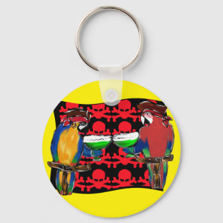 Pirate Parrots Keychain