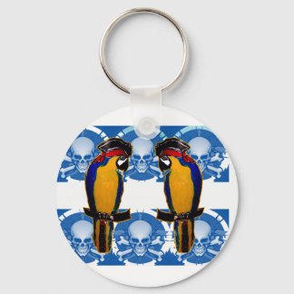 Pirate Parrots Keychain