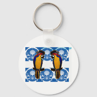 Pirate Parrots Keychain