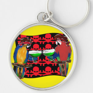 PIRATE PARROTS KEYCHAIN