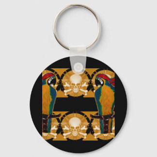 Pirate Parrots Keychain