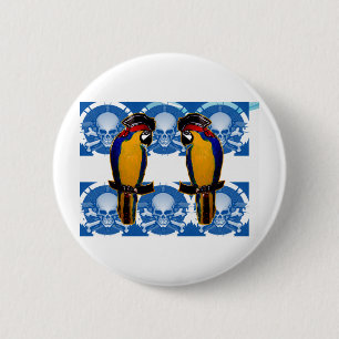 Pirate Parrots Pinback Button