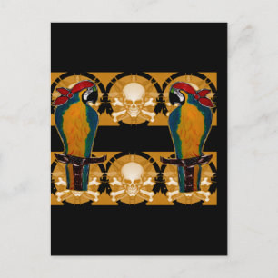 Pirate Parrots Postcard