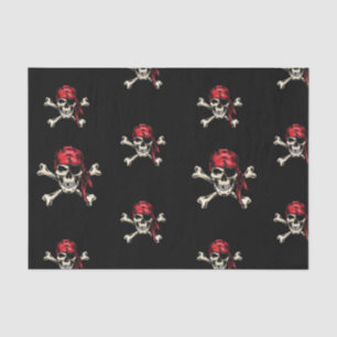 Pirate Party Adult Salty Skulls Tissue Paper