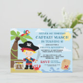 Pirate Party Birthday Invitations (Standing Front)