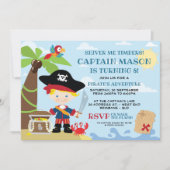 Pirate Party Birthday Invitations (Front)