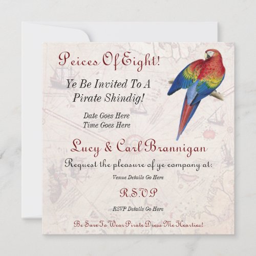 Pirate Party Invitation