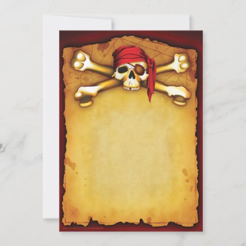 Pirate Party Invitations