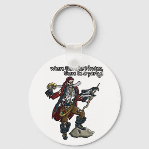 Pirate Party Keychain