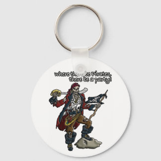 Pirate Party Keychain